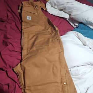 Carhartt Tan Work Overalls